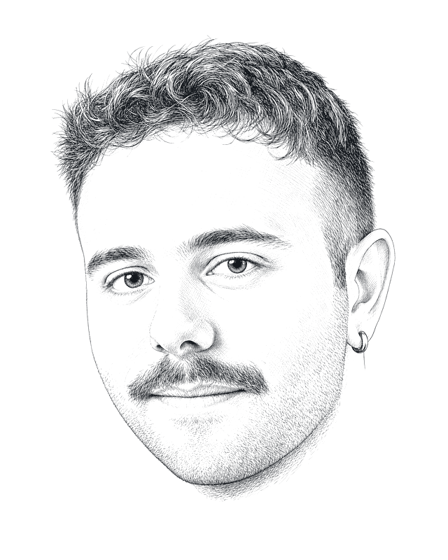 Engraved portrait of Damiano Carra